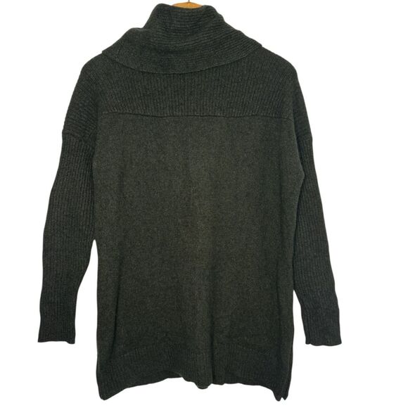 TAHARI Green Dressy, Business Wool Yak Cowl Neck Knit Sweater Size: L - Picture 2 of 5